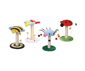 CROCI Lucky Bug Mix Temas Gato rascador, 35 x 35 x 47 cm