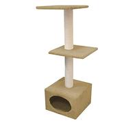 CROCI Munich Gato rascador, 35 x 35 x 103 cm, Color Beige