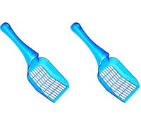Croci - Paletta per lettiera per Gatti, Pala per lettiera per Gatti in Plastica, per Setacciare, 26 CM, 1 Unità (Confezione da 1) (Paquete de 2)