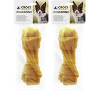 Croci Queso Noue Hueso para Perro de búfalo 15 cm 60 G, 1 Unidad (Paquete de 2)