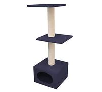 Croci Rascador para Gatos Munich, 35 x 35 x 106 cm, Color Azul