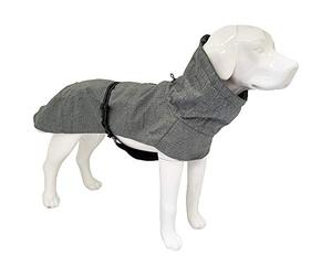 Croci Senderismo - Abrigo para Perros, Impermeable para Perros, Abrigo de Invierno Acolchado, Forro térmico, Gris Everest, Talla 25 cm - 151 g