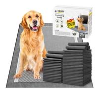 Croci Super Nappy Carboni Active Traviesas higiénicas XL para Perros, 71x84 cm, 40 Piezas, traviesas Adhesivas para Perros y Animales, para PIS de Perros y Gatos