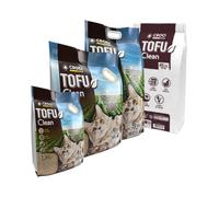 Croci Arena Tofu Clean 45 l/20 kg para Gatos aglomerante, Biodegradable, se Lanza en el Inodoro, 100% Vegetal, Arena antiolores de Larga duración, Formato cómodo