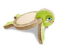 Croci Turtle Olivia - Rascador de cartón para Gatos, 26 x 36 x 20 cm