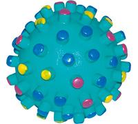 Croci Vinyl Tot Ball with Spike Juego para Perros en Vinilo Pelota Punta D, 9 cm, Azul Turquesa