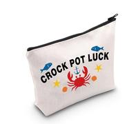 Crock Pot Luck - Bolsa de maquillaje con cremallera para regalo de la suerte, Pot Luck UK