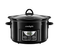 Crockpot Olla de Cocción Lenta | 4.7 Litros (hasta 5 Personas) | Temporizador Cuenta Atrás Programable | Negro [SCCPRC507B]