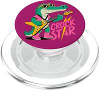 Crock Star Alligator Funny Rock Guitar PopSockets PopGrip para MagSafe