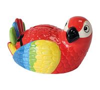 Crockery Critters Hucha - Loro de Deluxebase. Lindos Animales en Forma de huchas Originales para niños y Adultos
