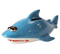 Crockery Critters Hucha - Tiburón de Deluxebase. Lindos Animales en Forma de huchas Originales para niños y Adultos