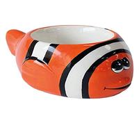 Crockery Critters Huevera - Pez Payaso de Deluxebase. Bonito Animal de cerámica con Forma de huevera para niños y Adultos.