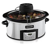 Crockpot AutoStir Olla de Cocción Lenta Digital para Todo Tipo de Recetas | 5,7 L (6 raciones) | 240 W | Acero Inoxidable {CSC012X]