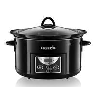 Crockpot Olla de Cocción Lenta | 4.7 Litros (hasta 5 Personas) | Temporizador Cuenta Atrás Programable | Negro [SCCPRC507B]