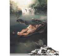 Crocodile and Sparrow Puzzle Imposible,desafío for Adults Entretenimiento Creativo 1000 Piezas Obra De Arte De Juego De para Adultos Y Niños A Partir De 12 Años 1000pcs (75x50cm)