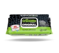 Crocodile Cloth Toallitas de limpieza originales, toallitas resistentes para manos y herramientas multisuperficie, a base de agua, seguras para la piel, 100 unidades, 15 x 10 pulgadas