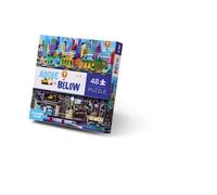 Crocodile Creek Arriba + Abajo Rompecabezas de Piso de 48 Piezas - Divertidos Rompecabezas de Piso para nios de 4 a 8 aos Big City