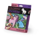 CROCODILE CR oloring Stickers/Unicorn Cuadernos y Libros para Colorear, Mul