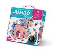 Crocodile Creek Jumbo - Puzzle gigante para niños (48 piezas, tamaño grande, más de 90 cm, duradero y ecológico, juego educativo desde 4 años)