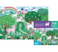 Crocodile Creek maxi rompecabezas unicornio sueños - 48 piezas - rompecabezas