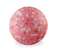 Crocodile Creek Pelota pequeña de Goma para Parque Infantil de 5 Pulgadas, para niños de 3 años en adelante, se envía inflada y sin PVC, diseño Duradero para Juegos de Interior, Exterior y Deportes