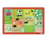 Crocodile Creek Placemat - Barnyard 123