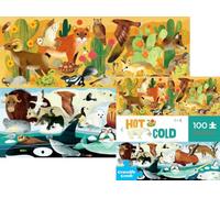 Crocodile Creek Puzzle Animales - 100 piezas - Juguete educativo para niños