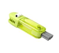 Crocodile Cup Lid Brush,3-in-1 Multi-Function Gap Cleaner,Portable Cleaning Brush with U-Shaped Silicone Brush,Kitchen Cleaning Brush,Multifunctional Bottle Cup Lid Cleanings Brushs (Green)