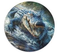 Crocodile Puzzle Imposible,desafío para Adultos Entretenimiento Creativo 1000 Piezas Obra De Arte De Juego De para Adultos, Regalos A Partir De 14 Años 1000pcs (67.5x67.5cm)