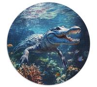 Crocodile Puzzles Imposible,desafío for Adults Juego Educativo 1000 Piezas Obra De Arte De Juego De para Adultos, Regalos A Partir De 14 Años 1000pcs (67.5x67.5cm)