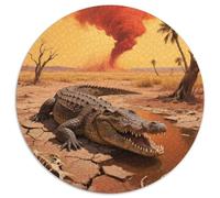 Crocodile Puzzles Imposible,desafío para Adultos Crocodile Entretenimiento Creativo 1000 Piezas Obra De Arte De Juego De para Adultos Y Niños A Partir De 12 Años 1000pcs (67.5x67.5cm)