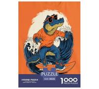 Crocodile Puzzles Imposible, Juego Educativo 1000 Piezas para Adultos Y Niños, Regalos A Partir De 12 Años 38x26cm/1000pcs