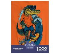 Crocodile Puzzles Imposible, Juego Educativo 1000 Piezas para Adultos Y Niños, Regalos A Partir De 12 Años 38x26cm/1000pcs