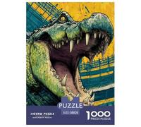Crocodile Puzzles Imposible, Juego Educativo 1000 Piezas para Adultos Y Niños, Regalos A Partir De 12 Años 38x26cm/1000pcs