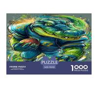 Crocodile Puzzles Imposible, Juego Educativo 1000 Piezas para Adultos Y Niños, Regalos A Partir De 12 Años 70x50cm/1000pcs