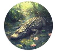 Crocodile Rompecabezas Imposible,desafío for Adults Entretenimiento Creativo 1000 Piezas Obra De Arte De Juego De para Adultos Y Niños Mayores De 12 Años 1000pcs (67.5x67.5cm)