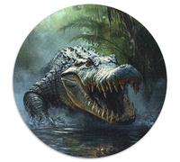 Crocodile Rompecabezas Imposible,desafío for Adults Juego Educativo 1000 Piezas Obra De Arte De Juego De para Adultos Y Niños A Partir De 12 Años 1000pcs (67.5x67.5cm)