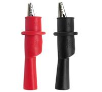 Crocodile Test Clip Clamp - Electrical Test Leads, Alligator Clip Tests Probes For Electrical Testing, 2x Probe Crocodile Electricals Clamp Use For Testing Probe Meter, Electricall Connector Clips