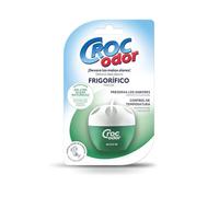 Croc'Odor Absorbe Olores Nevera Doble Acción - Desodorante Frigorífico en Gel con Algas Naturales - Elimina Olores y Previene Contaminación de Sabores - Para Neveras hasta 150L (1 Unidad)
