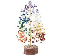 Crocon Mujeres Árbol de la Vida 7 Chakras, Set de Regalo de Sanación de Chakras con Árbol de Cristal, Decoración para el Hogar y la Oficina, Regalos Originales para Amigas y Mamá