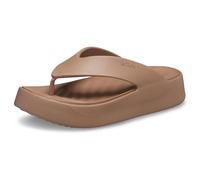 Crocs Sandalias de dedo marrón, Talla 34-35