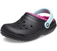 Crocs Classic Lined Clog, Zuecos Unisex Adulto, Negro Multicolor, 48/50 EU
