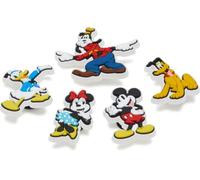 Crocs 5-pack Disney Jibbitz Shoe Charms, Encantos para zapatos, Unisex adulto, Disney Mickey Friends, Talla única