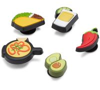 Crocs 5-pack Food Jibbitz Shoe Charms, Encantos para zapatos, unisex-adulto, Mexican Food, Talla única