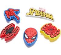 Crocs 5-pack Marvel Jibbitz Shoe Charms, Encantos para zapatos, unisex-adulto, Spider Man, Talla única