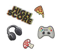 Crocs 5-pack Sports Jibbitz Shoe Charms, Encantos para zapatos, unisex-adulto, OG Gamer, Talla única