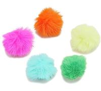 Crocs 80s Neon Puff Ball 5 Pack, Encantos para Zapatos Unisex Adulto, Bola de neón de los años 80, Einheitsgröße