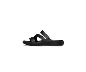 CROCS Badepantoffeln Getaway Strappy para mujer negro | 39-40