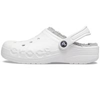 Crocs Baya Lined Clog, Zuecos Unisex adulto, White Light Grey, 42/43 EU