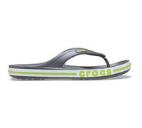 Crocs Bayaband Flip, Chanclas Unisex Adulto, 42/43 EU, Slate Grey/Lime Punch